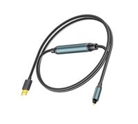 Tkidplw Adaptateur USB vers son optique 24 bits vers convertisseur numérique SPDIF pour ordinateur portable connexion studio fibre