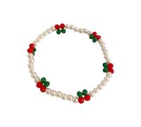Tkidplw Bracelet élastique avec perles colorées et cristaux étincelants - Élégant bracelet confortable à porter - Bijoux tendance pour femme, taille unique, Comme décrit
