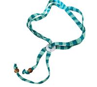 Tkidplw Collier ras du cou en corde de coton multicolore à rayures audacieuses, léger, hypoallergénique, facile à utiliser, accessoire de mode, fête, festival de musique, taille unique, Comme décrit