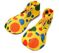 Tkidplw Compléter la tenue de spectacle de clown avec nœud papillon arc-en-ciel avec accessoires pour événement à thème et jeu de rôle Cosplay Accessoires de déguisement
