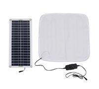 Tkidplw Couverture chauffante solaire pour chiens et chats avec panneau photovoltaïque et batterie externe