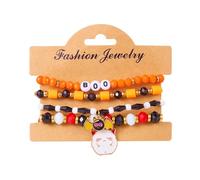 Tkidplw Ensemble de bracelets en Bat Ghosty, empilables, D