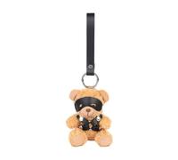 Tkidplw Joli porte-clés ours en PVC souple - Accessoire compact et élégant à suspendre pour sacs, clés, décoration de bureau - Breloque en peluche multi-usage, Ours à sangle, taille unique