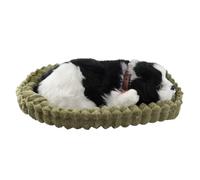 Tkidplw Jouet en peluche réaliste pour jeu interactif, livré avec télécommande, laisse de queue, remuer et chanter pour les enfants poupées en peluche réalistes en forme de chien