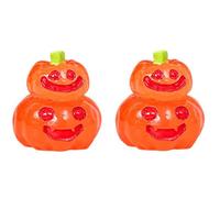 Tkidplw L'art de paysage d'Halloween illuminant comprend des citrouilles et des chauves-souris lumineuses pour décoration de cour festive, citrouilles lumineuses, décorations de jardin