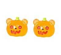 Tkidplw L'art de paysage d'Halloween illuminant comprend des citrouilles et des chauves-souris lumineuses pour décoration de cour festive, citrouilles lumineuses, décorations de jardin