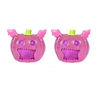 Tkidplw L'art de paysage d'Halloween illuminant comprend des citrouilles et des chauves-souris lumineuses pour décoration de cour festive, citrouilles lumineuses, décorations de jardin