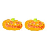 Tkidplw L'art de paysage d'Halloween illuminant comprend des citrouilles et des chauves-souris lumineuses pour décoration de cour festive, citrouilles lumineuses, décorations de jardin
