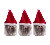 Tkidplw Lot de 3 pièces de tomte suédoises faites à la main pour décoration de Noël avec des mots de foi