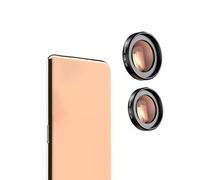 Tkidplw Loupes pour appareil photo de téléphone - Double objectif minuscule - Zoom 30x - Corps en aluminium - Améliore la clarté - Pour une utilisation en extérieur et en voyage - Lentille générale