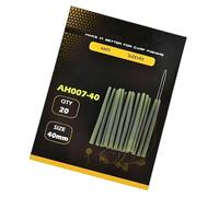 Tkidplw Manchons de pêche anti-enchevêtrement se connectant avec un crochet - Tube accessoire empêchant la ligne de se tordre - Embout en caoutchouc - Manchons anti-nœuds - Se connecte avec un crochet