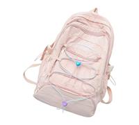 Tkidplw Sacs à dos de style japonais - Grande capacité - Sacs à dos décontractés - Sac de voyage esthétique - Sac à dos pour étudiants - Style japonais - Grande capacité - Sac à dos décontracté, a