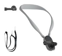 Tkidplw Sangle tour de cou en silicone avec rotation à 360 degrés pour appareil photo GO 3S - Design à libération rapide - Améliore la stabilité - Support poitrine en silicone