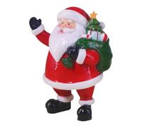 Tkidplw Statuette de Père Noël en colophane de Noël pour décoration d'intérieur