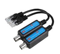 Tkidplw Transmetteur coaxial de réseau passif vers Ethernet - Aucune alimentation nécessaire - Protections multiples - Transmission de signaux numériques en temps réel