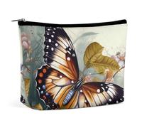 TKJMCSW Belle trousse de maquillage en forme de papillon pour femme - Grande capacité - Organiseur de maquillage portable - Sac de voyage pour le voyage et le travail - Style - Taille unique, Style :,