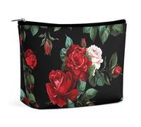 TKJMCSW Belle trousse de maquillage rose pour femme - Grande capacité - Organiseur de maquillage portable - Sac de voyage pour le voyage et le travail - Taille unique, Style :, Taille unique