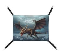 TKJMCSW Flying Dragon Hamac pour chat pour cage à rats et furets Hamac pour chat de grande taille Hamac à suspendre pour chat Lit pour chat Hamac pour chinchilla, hamac pour animaux de compagnie