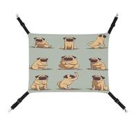 TKJMCSW Hamac pour cage de yoga pour chat et carlin, hamac pour rat, furet, hamac pour chats de grande taille à suspendre