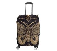TKJMCSW Housse de bagage anti-mites approuvée par la TSA - Élastique et lavable - Anti-rayures - Convient aux valises de 48 à 76,2 cm, blanc, S