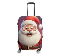 TKJMCSW Housse de bagage de Noël approuvée par la TSA - Élastique et lavable - Anti-rayures - Pour valises de 48 à 76 cm, Blanc, XL