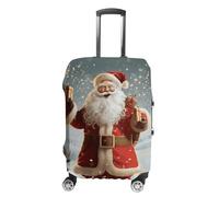TKJMCSW Housse de bagage de voyage approuvée par la TSA - Élastique et lavable - Anti-rayures - Convient aux valises de 48 à 76,2 cm (), Blanc, L