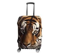 TKJMCSW Housse de bagage tigre du Bengale, approuvée par la TSA - Housse élastique lavable et anti-rayures pour valises de 48 à 76,2 cm, blanc, M