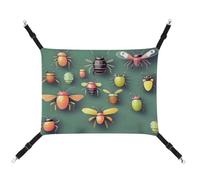 TKJMCSW Insect Atlas Hamac pour chat pour cage à rats et furets Hamac pour chats de grande taille Hamac à suspendre pour chat Lit pour chat Hamac pour chinchilla, hamac pour animaux de compagnie