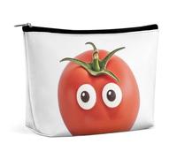 TKJMCSW Trousse de toilette de voyage étanche en cuir synthétique avec inscription « I Love You from My Head Tomates » pour homme et femme - Grande capacité - Jolie pochette de maquillage portable