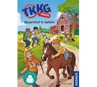 TKKG Junior, 6, Bauernhof Sicher lesen können - Kinderbuch ab 7 Jahren - spannender Kinderkrimi mit TKKG - Kirsten Vogel - Franckh-Kosmos Verlags-GmbH & Co. KG - ebook (ePub) - Livre