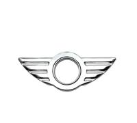 TKLGFEK Car Auto Door Pin Wing Emblem Sticker Compatible for Mini Cooper S One R50 R55 R53 R56 R60 R58 F55 F56(A6)