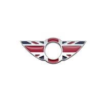 TKLGFEK Car Auto Door Pin Wing Emblem Sticker Compatible for Mini Cooper S One R50 R55 R53 R56 R60 R58 F55 F56(A4)