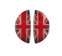 TKLGFEK Car Door Handle Sticker Crystal Epoxy Car Interior Decoration Decal Compatible for Mini Cooper R56 R55 R60 R61 Countryman F55 F56 F60(Back Door A)