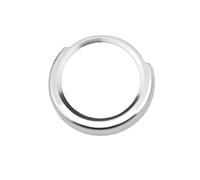 TKLGFEK Car Engine Start Button Stickers Lgnition Key Ring Trim Cover Compatible for BMW 1 2 3 4 Series X1 F48 F20 F21 F30 F32 F33 F34 F36 F45 F46(Silver)