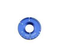 TKLGFEK Car Ignition Key Ring Switch Sticker Compatible for VW Golf 4 5 6 7 Jetta MK6 MK5 Polo Passat B5 B6 B7 Compatible for Skoda Octavia Rapid(Blue)