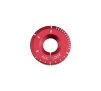 TKLGFEK Car Ignition Key Ring Switch Sticker Compatible for VW Golf 4 5 6 7 Jetta MK6 MK5 Polo Passat B5 B6 B7 Compatible for Skoda Octavia Rapid(Red)