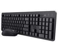 Trust TKM-360 clavier Souris incluse Bureau RF sans fil QWERTY Anglais britannique Noir