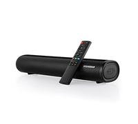 TKMARS Barre de Son TV avec Caisson de Basses Intégré, Soundbar Bluetooth 5.0 Home Cinéma 60W, Connexions HDMI/Optique/AUX, 3 Modes EQ, pour TV/PC/Projecteur/PS4/Smartphone