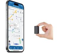 TKMARS Mini GPS Tracker Real Time Tracking, Small GPS Tracker SMS Positioning APP Without Subscription GSM Tracker FILM ALIMENTAIRE