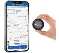 TKMARS Mini Traceur GPS Magnétique sans Carte SIM, Autonomie 3 Ans, Suivi Mondial, Clôture Géographique, Localisateur pour Voiture Chien Chat Animal Véhicule Anti Vol