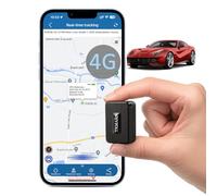 TKMARS Mini Traceur GPS Voiture 4G TK913, Suivi en Temps Réel, Tracker GPS Aimanté Étanche avec Alarme Antivol SMS, APP Compatible Android iOS sans Abonnement pour Moto, Vélo, Bagage