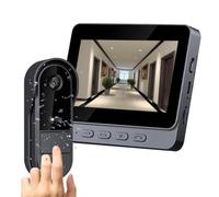 TKMARS Sonnette sans Fil avec Caméra 1080P IP67 Étanche - Visiophone Vidéo Extérieur avec Écran 4.3", Vision Nocturne, Angle de 170°, Interphone Vidéo pour Maison, sans WiFi ni Application