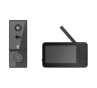 TKMARS Sonnette sans Fil Exterieur Etanche avec Ecran IPS 4,3 Pouces