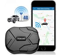 TKMARS TK905 4G GPS Tracker APP Compatible iOS Android sans Abonnement,Étanche Traceur GPS Voiture Antivol Suivi en Temps Réel, Aucune Restriction Geolocalisation, Alerte de Mouvement, Historique