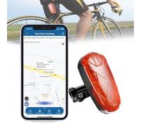 TKMARS Traceur GPS pour vélo et motolocalisateur GPS Application de localisation en Direct sans abonnement étanche avec lumière LED localisez Facilement Votre vélo ou VTT la Nuit