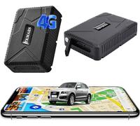 TKMARS Traceur GPS Tracker pour Voitures Traqueur en Temps Réel sans Abonnement Localisateur Car 180 Jours d'histoire avec Geo-Fence Alarme Voiture Anti Vandalisme IP65 4GTK915 7800mAh