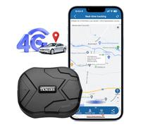 TKMARS Tracker GPS Voiture 4G Étanche Aimant Antivol Multiples Alarmes Notifications SMS et APP Suivi en Temps Réel Traceur GPS pour Voiture, Moto, Camion, Camping Car TK905