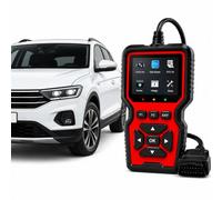 TKMARS Valise Diagnostic Auto OBD2 Multimarque, Scanner OBD2 Universel en Français, Lecteur de Codes Défaut et Voyant Moteur, Écran Couleur, Test Batterie