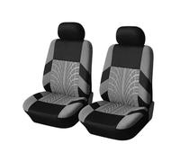 TKNMGHULZ Housses de Siège Avant pour Ford Fiesta, Protection de Siège Auto avec Motif de Pneu Couvre Siège Respirant