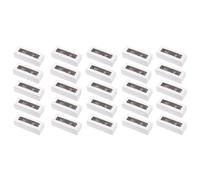 TKOWTB Lot de 25 boîtes à macarons avec fenêtre transparente 20,5 x 7,5 x 5 | Comprend 25 boîtes à macarons avec fenêtre transparente ; chaque boîte mesure 20,5 x 7,5 x 5 cm et peut contenir jusqu'à 6